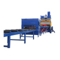 Steel grating making machine for drainage channel